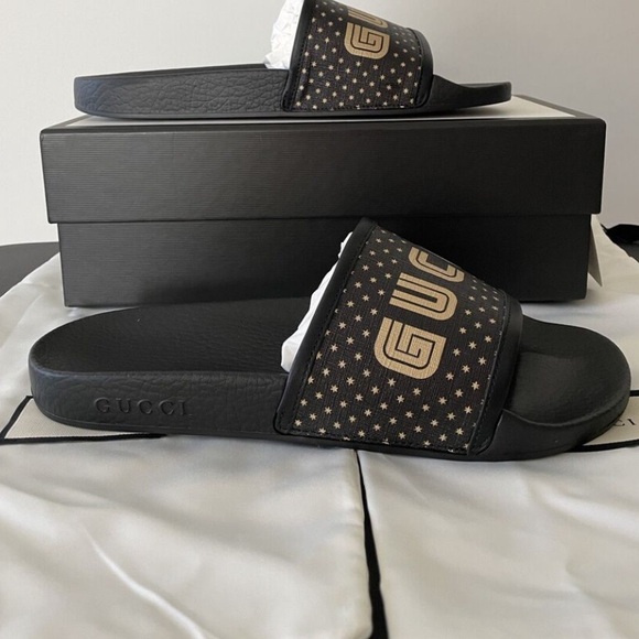 T. SUPREME GUCCI "GUCCY" SEGA STAR/MIR.SO NERO ORO - Picture 5 of 7